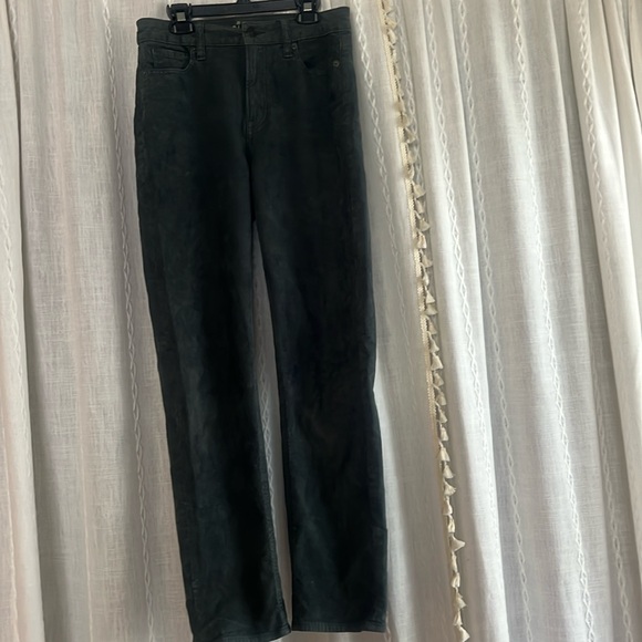 green high rise corduroy pants - Picture 1 of 4